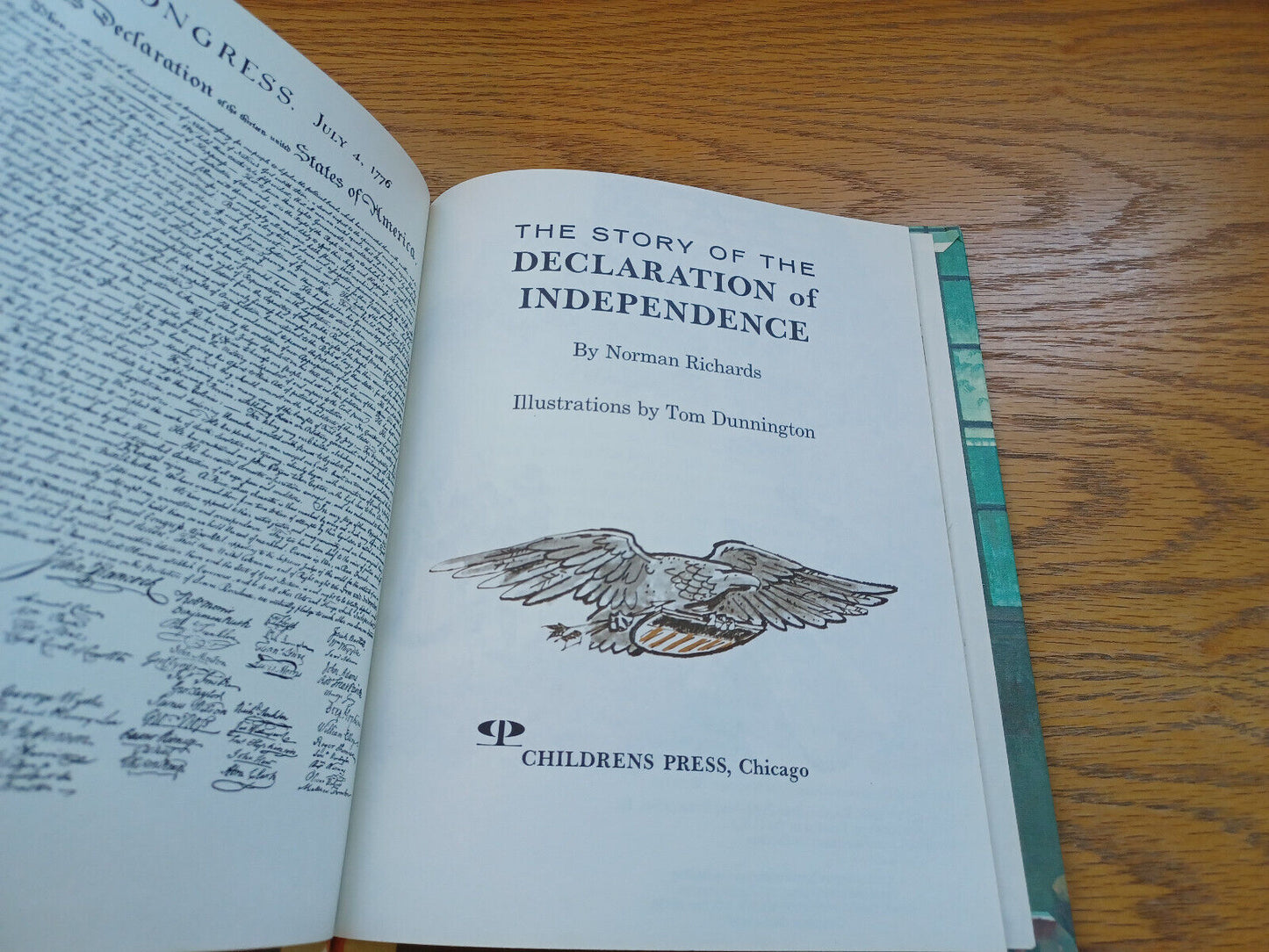 The Story Of The Declaration Of Independence By Norman Richards 1968