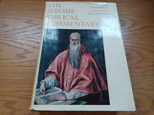 The Jerome Biblical Commentary By Raymond Brown 1968 Dust Jacket