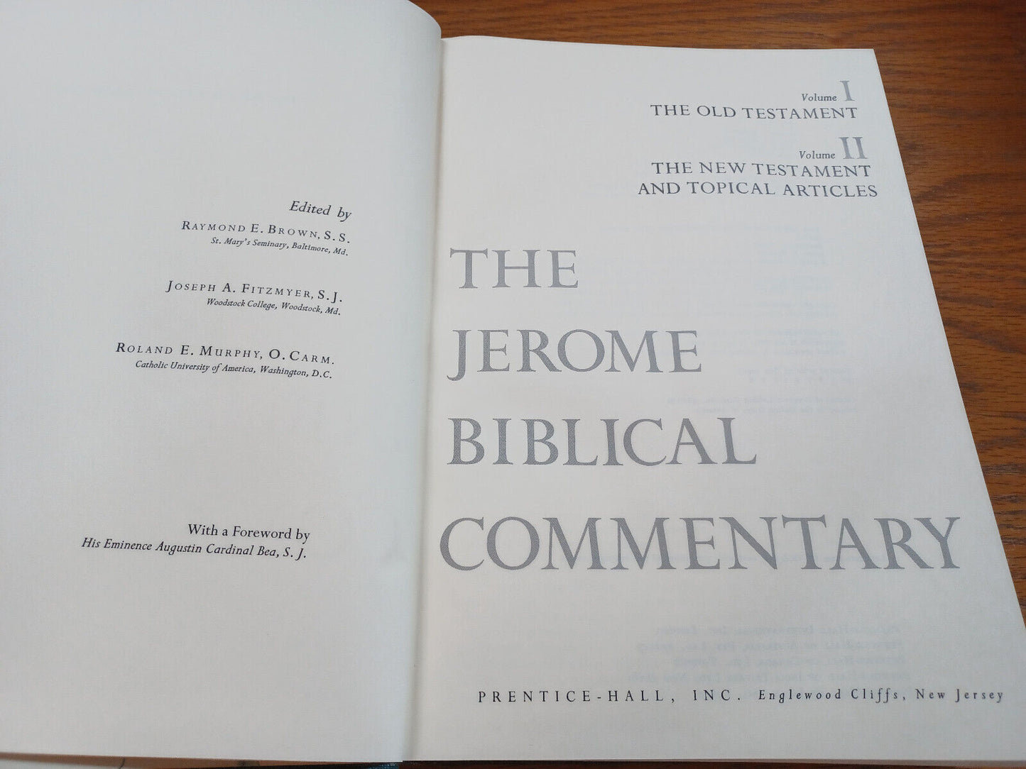 The Jerome Biblical Commentary By Raymond Brown 1968 Dust Jacket