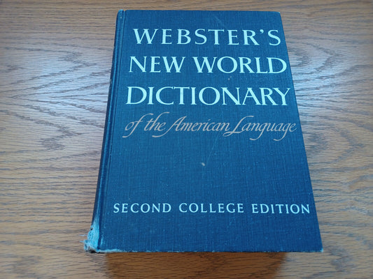 Webster New World Dictionary Of The American Language 2nd College Ed 1970