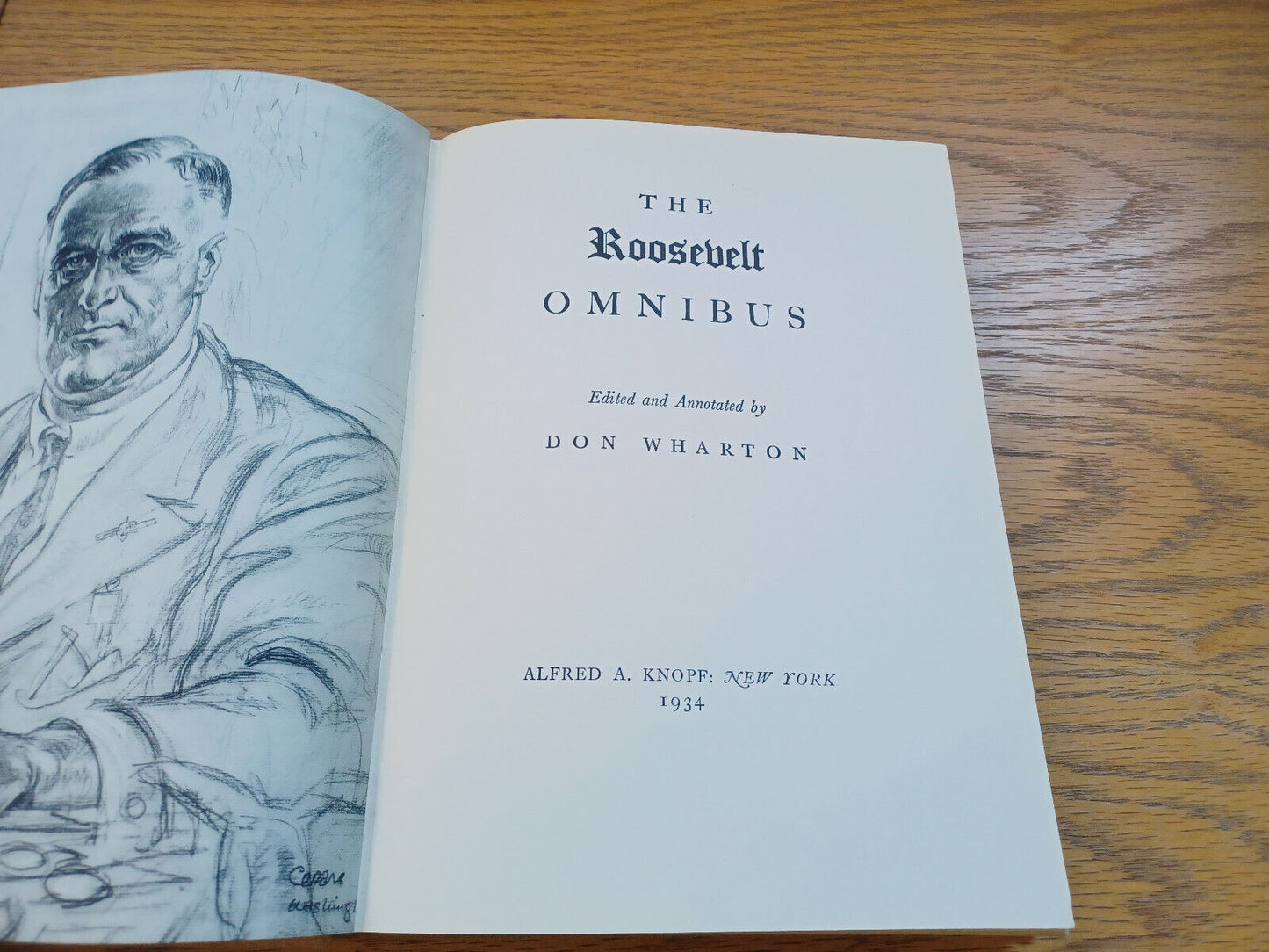 The Roosevelt Omnibus By Don Wharton 1934 First Edition