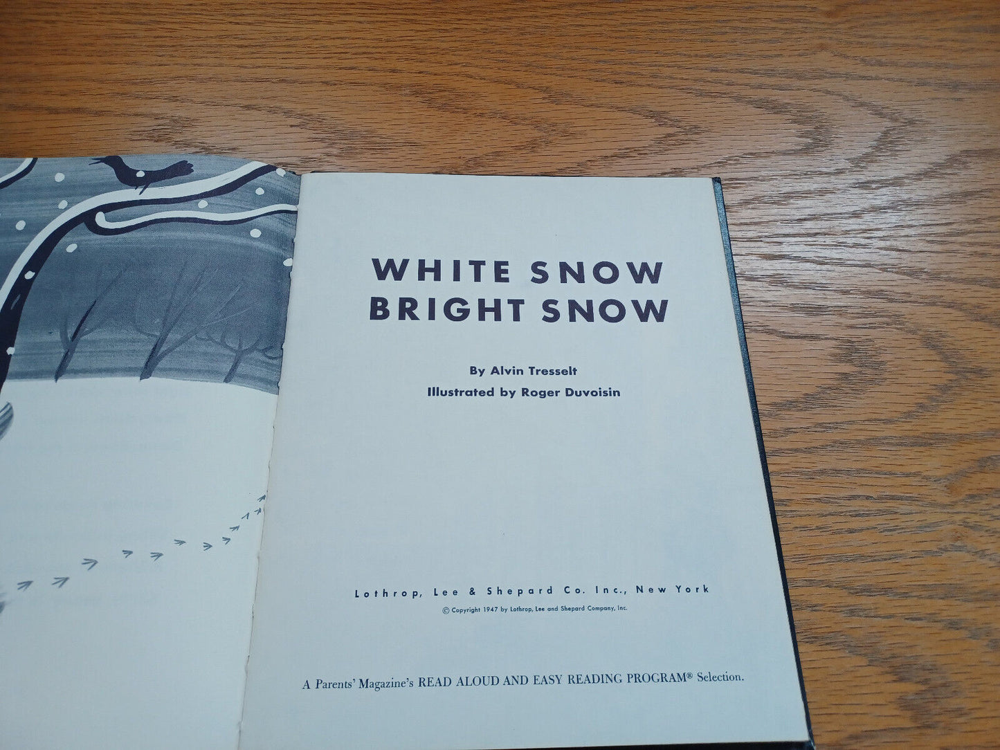 White Snow Bright Snow By Alvin Tresselt 1947