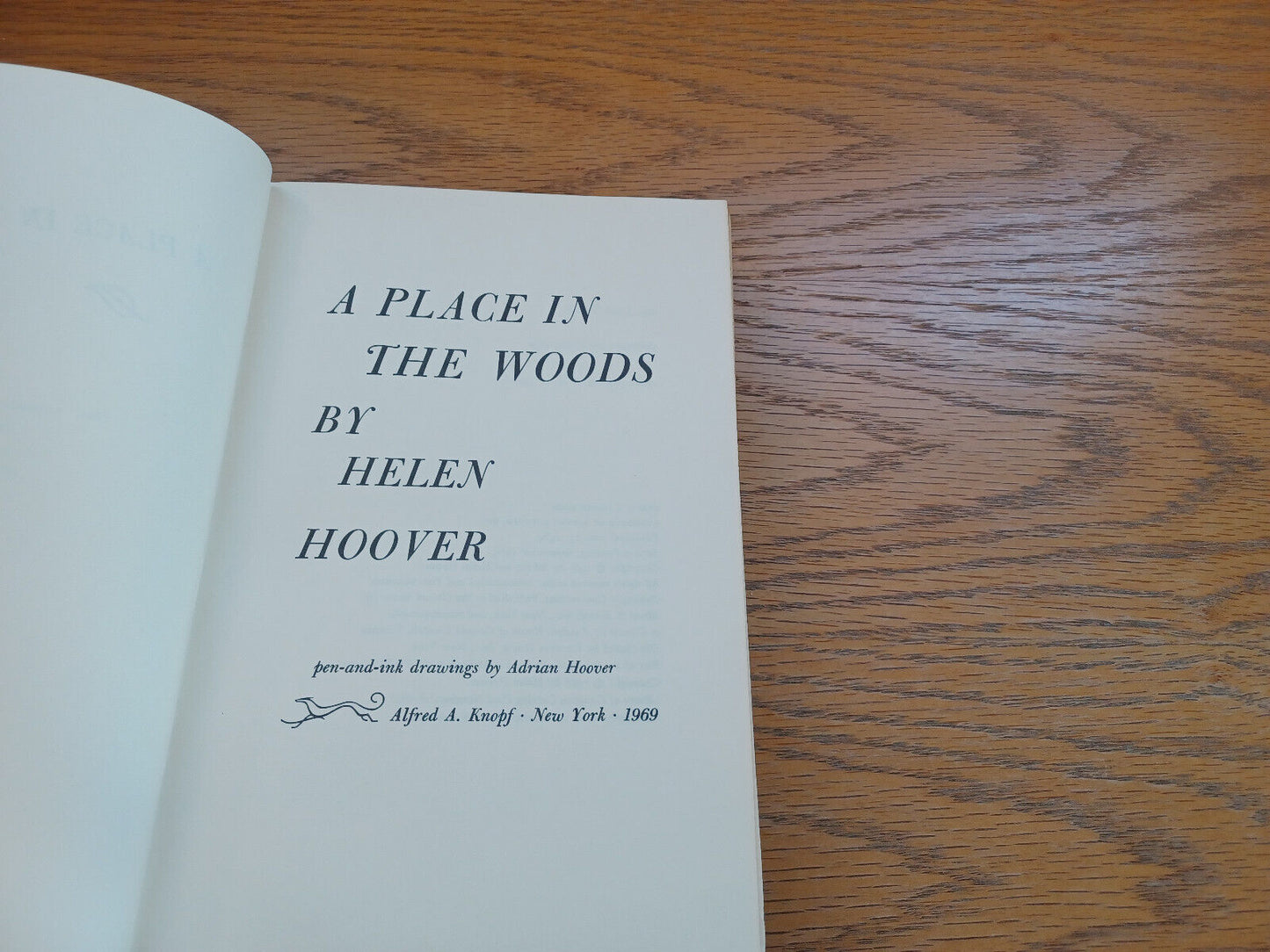 A Place In The Woods By Helen Hoover 1969