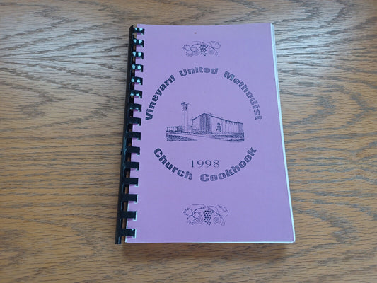 Vineyard United Methodist Church Cookbook 1998 Hutchinson MN