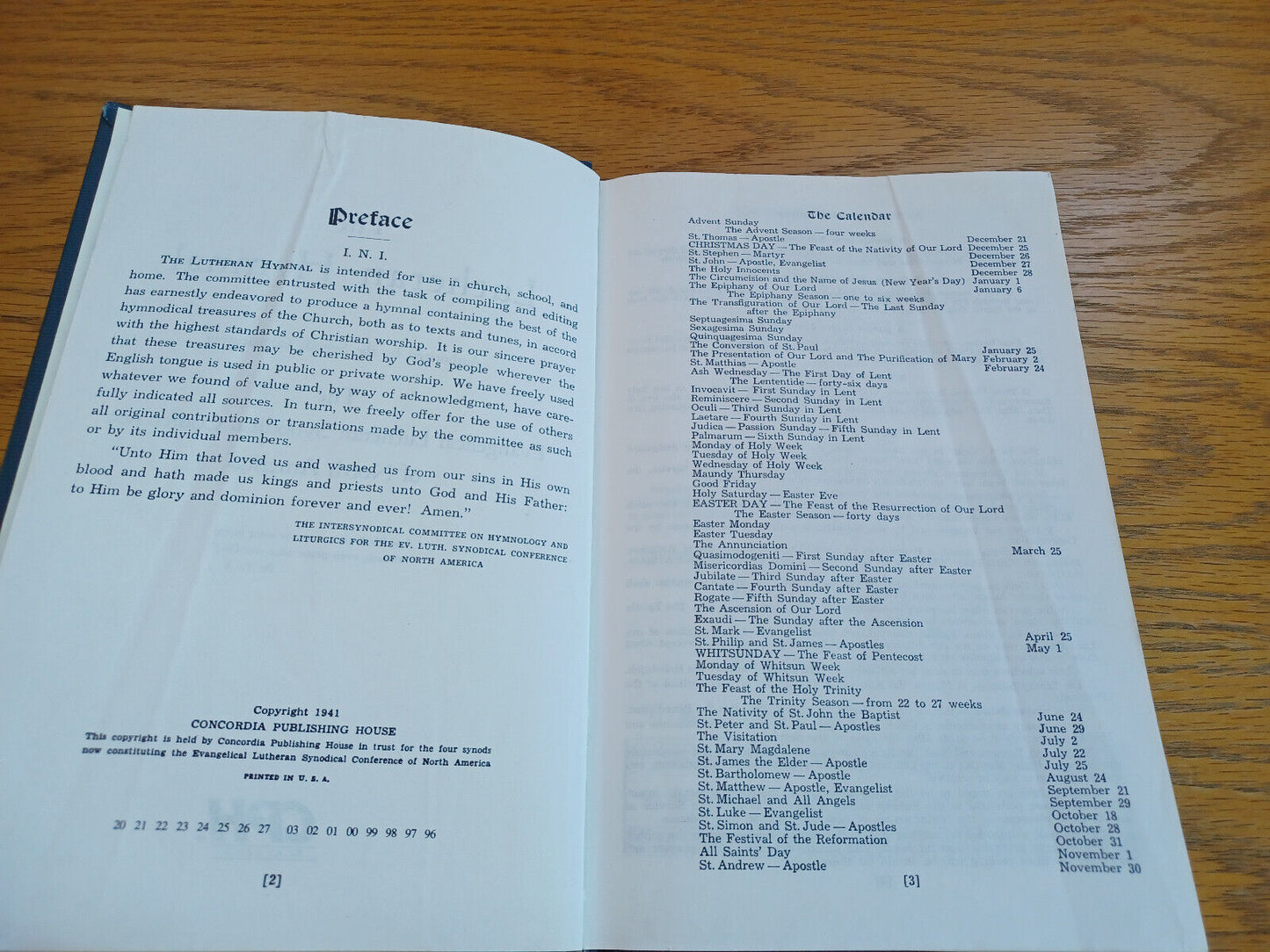 The Lutheran Hymnal Evangelical Lutheran Synodical Conference 1996 D