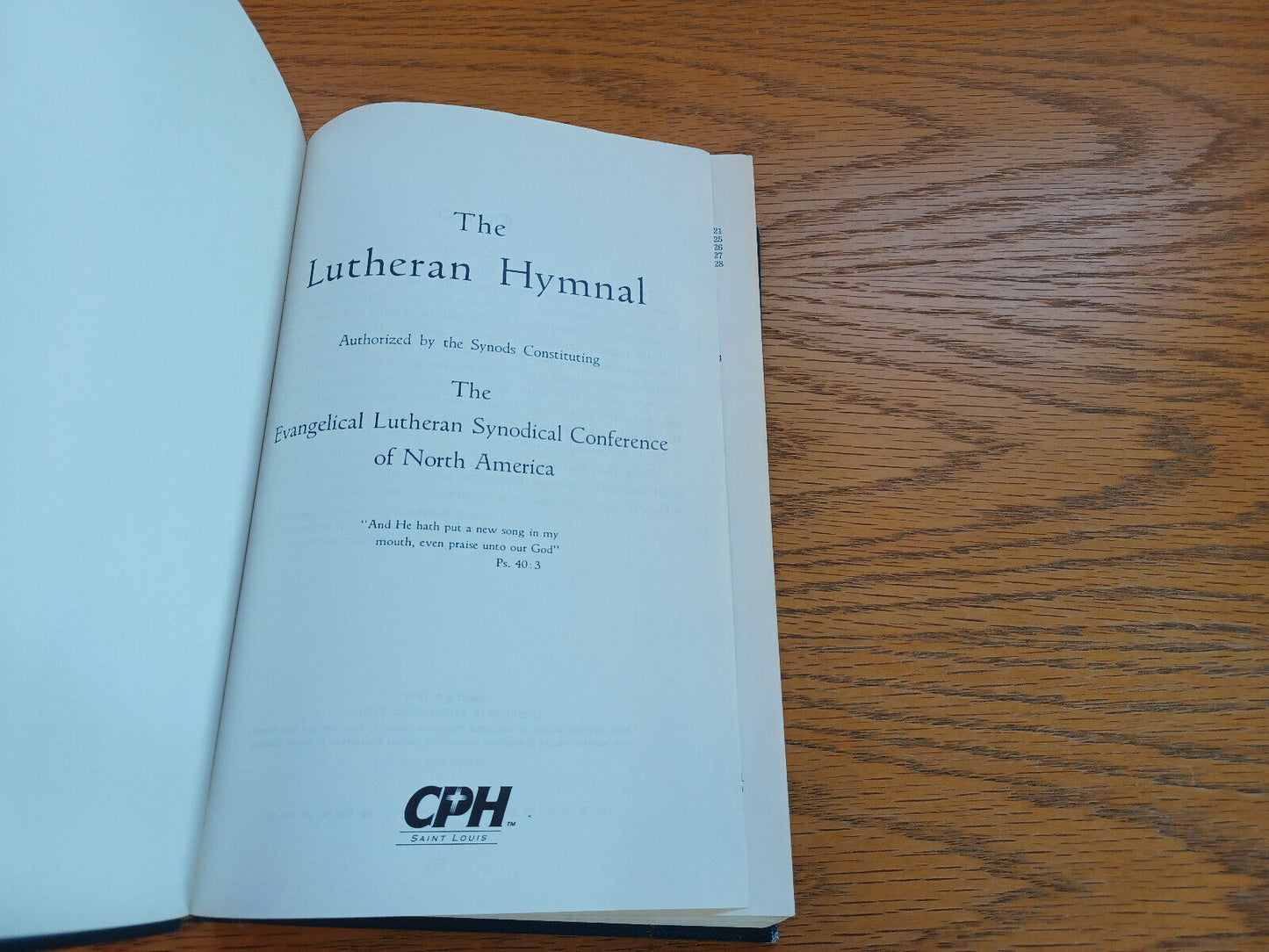 The Lutheran Hymnal Evangelical Lutheran Synodical Conference 1995 H