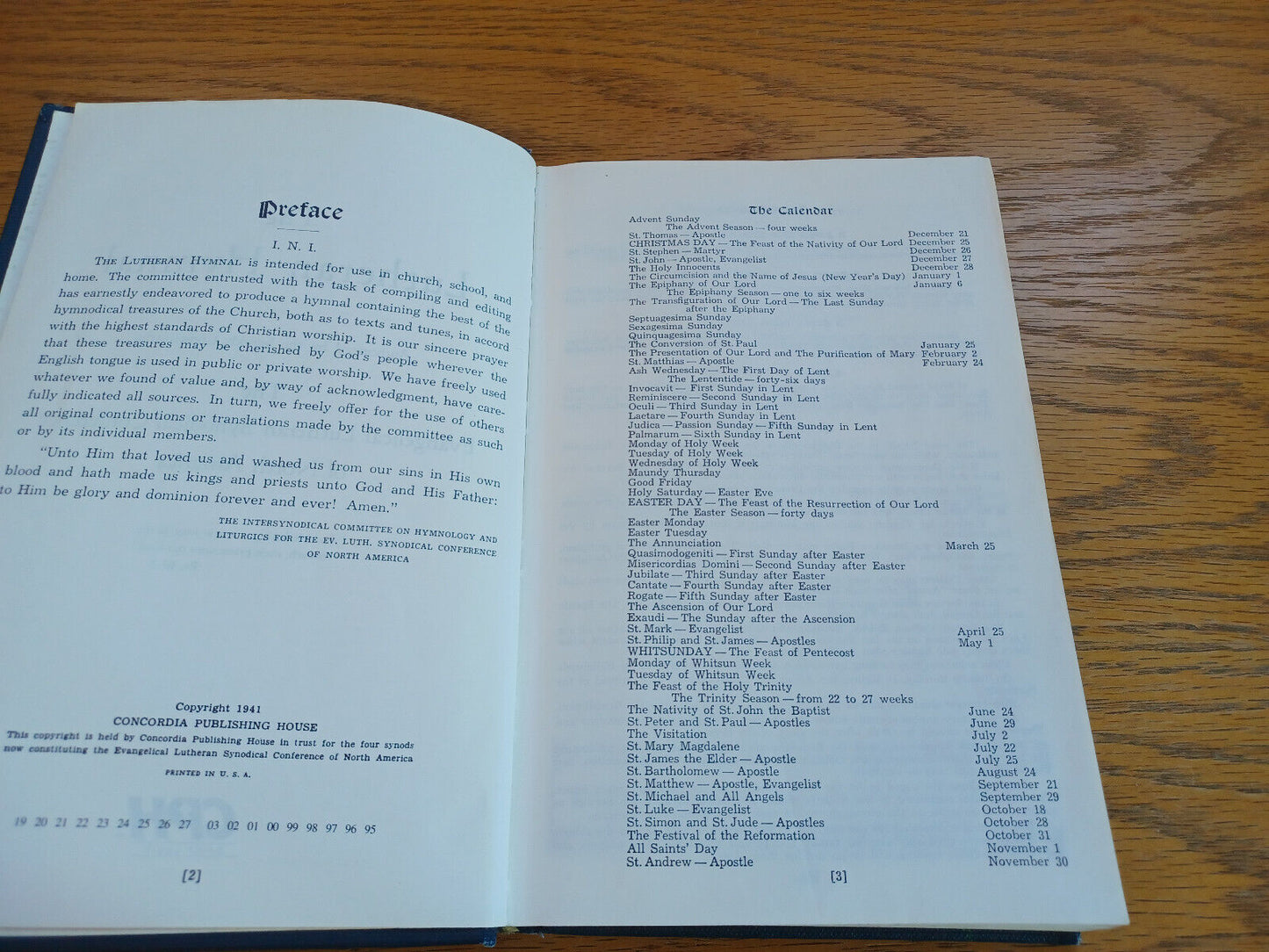 The Lutheran Hymnal Evangelical Lutheran Synodical Conference 1995 H