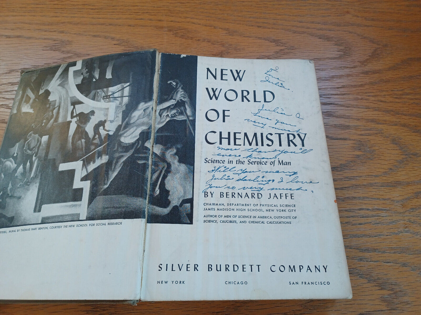 New World Of Chemistry By Bernard Jaffe 1942