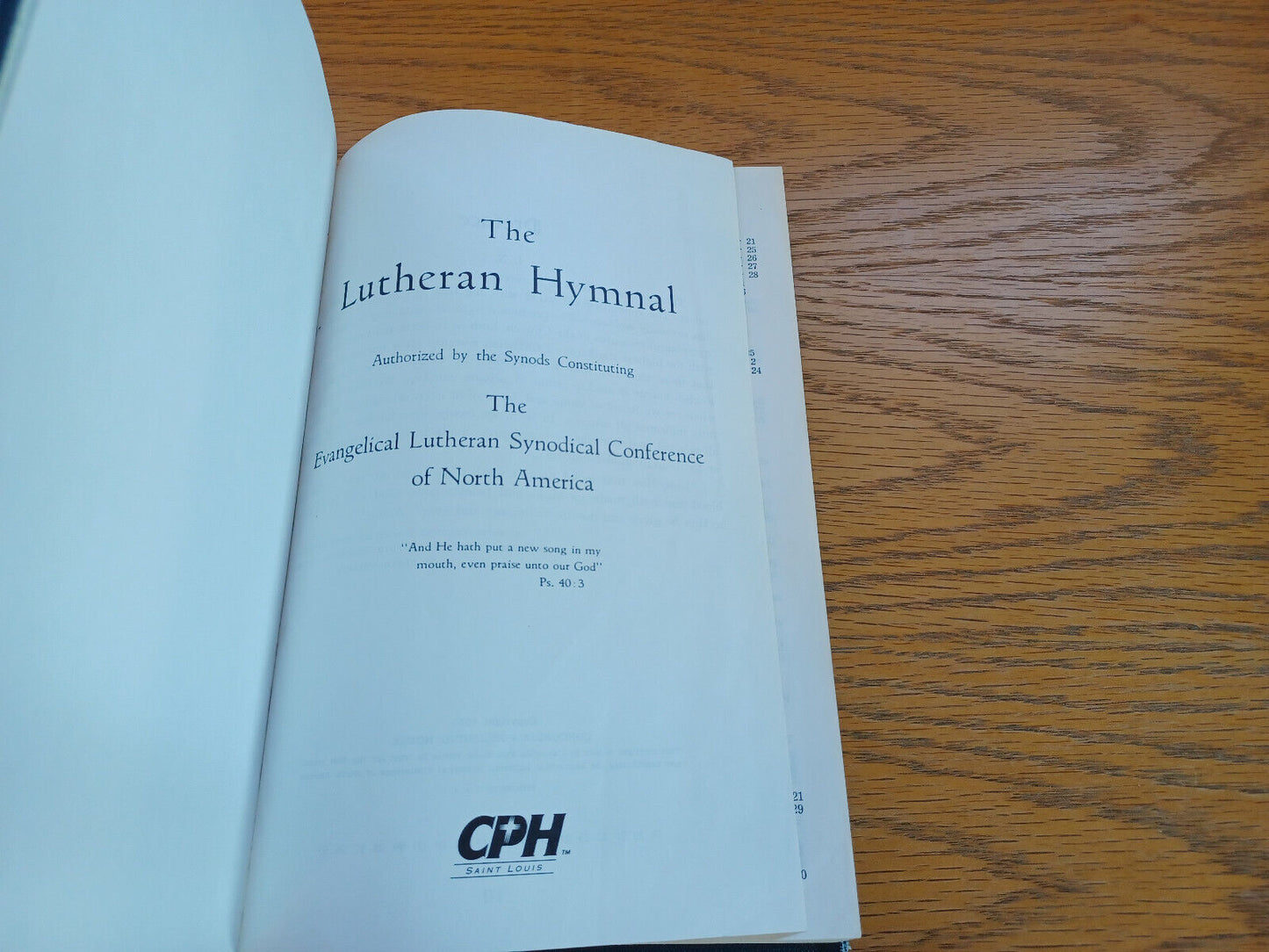 The Lutheran Hymnal Evangelical Lutheran Synodical Conference 1995 Q