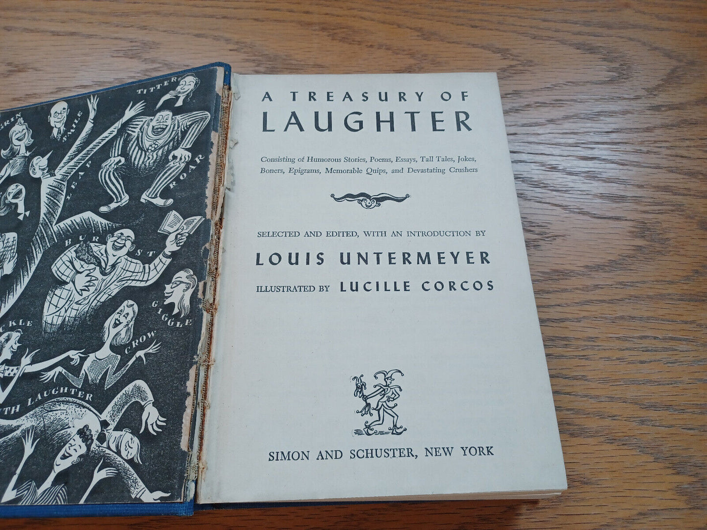 A Treasury Of Laughter By Louis Untermeyer 1946