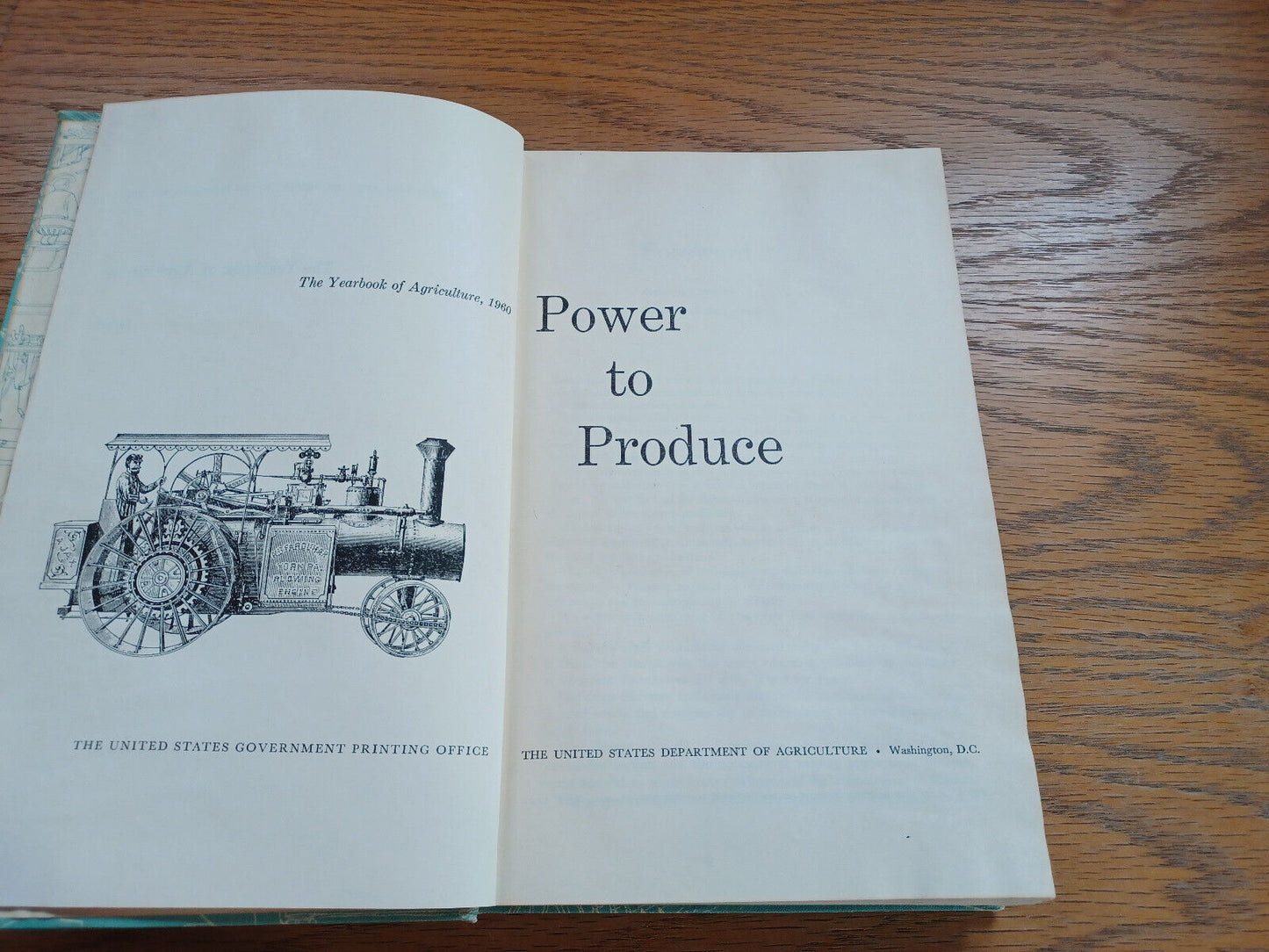 The Yearbook Of Agriculture 1960 Power To Produce By Usda