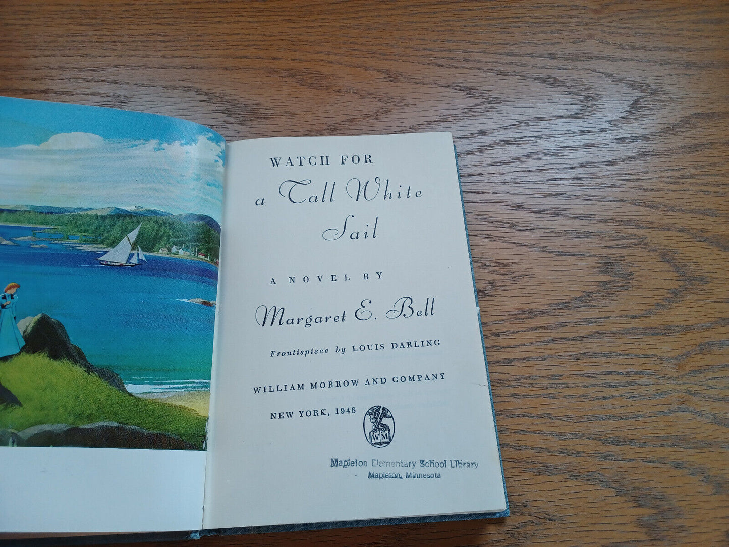 Watch For A Tall White Sail By Margaret Bell 1971