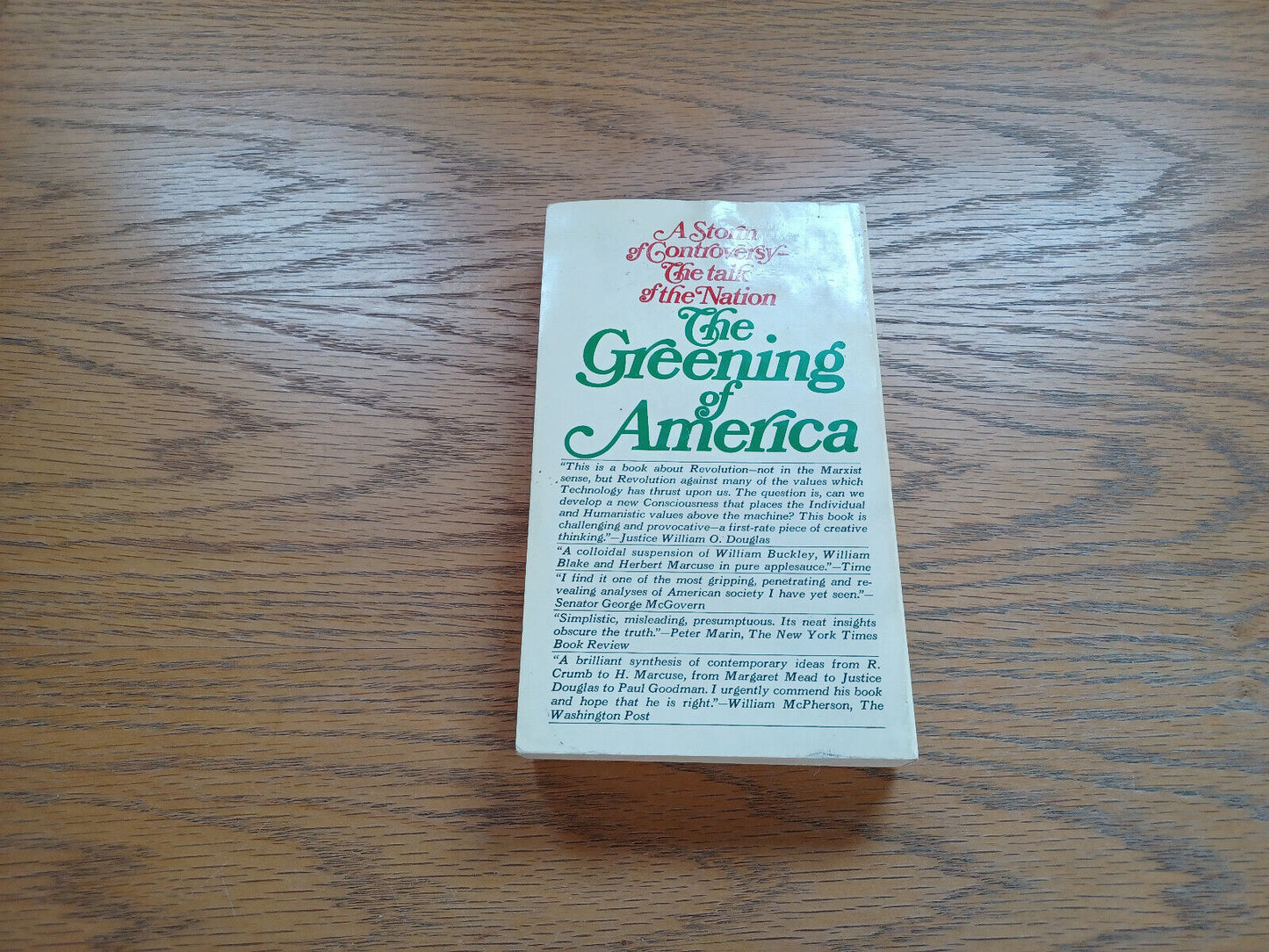 The Greening Of America Charles A Reich 1971