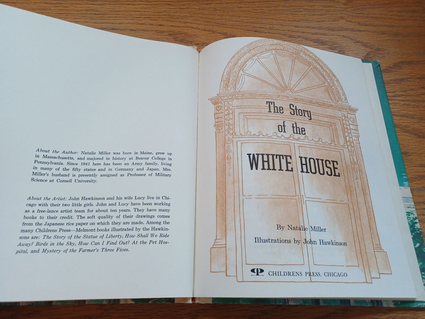 The The Story Of The White House By Natalie Miller 1966