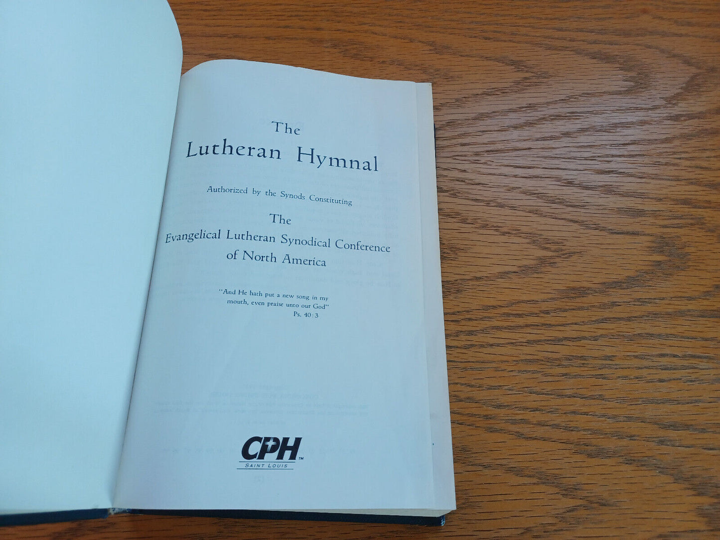 The Lutheran Hymnal Evangelical Lutheran Synodical Conference 1995 L