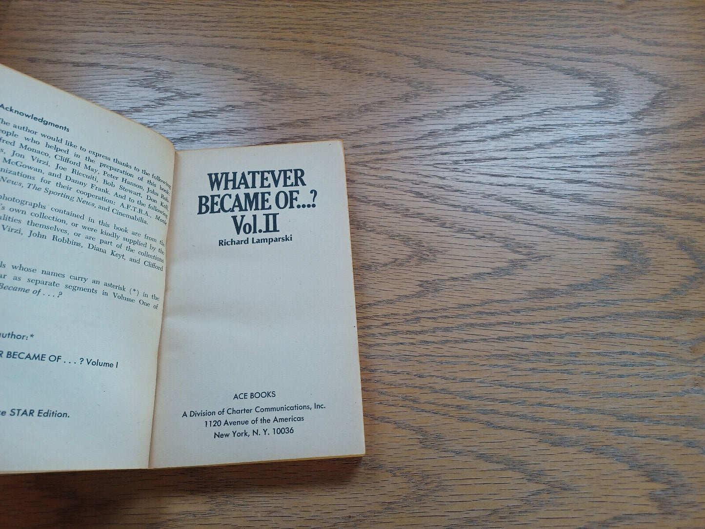 Whatever Became Of Vol Ii Richard Lamparski 1968