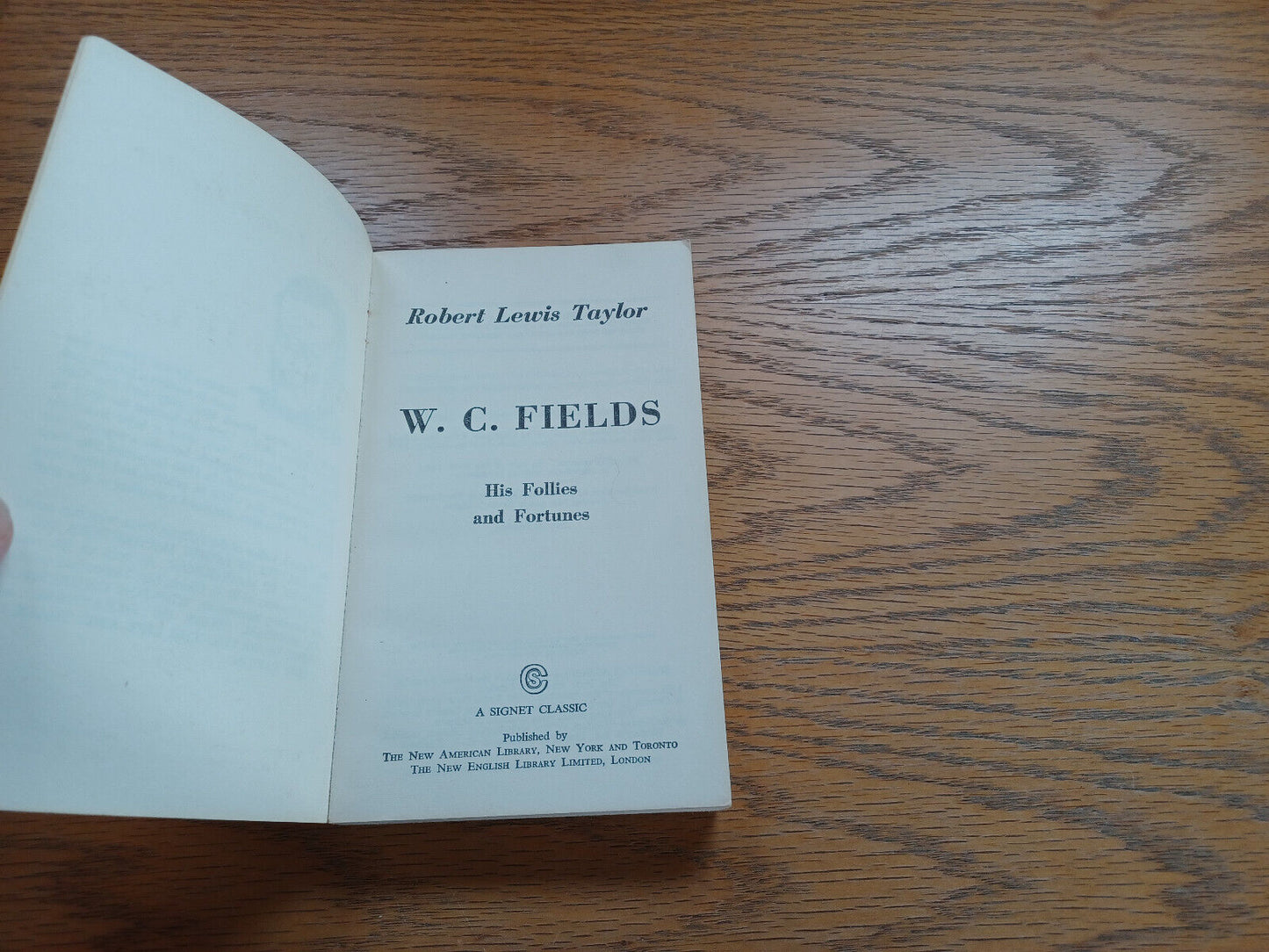 W C Fields His Follies And Fortunes 1968 Robert Lewis Taylor