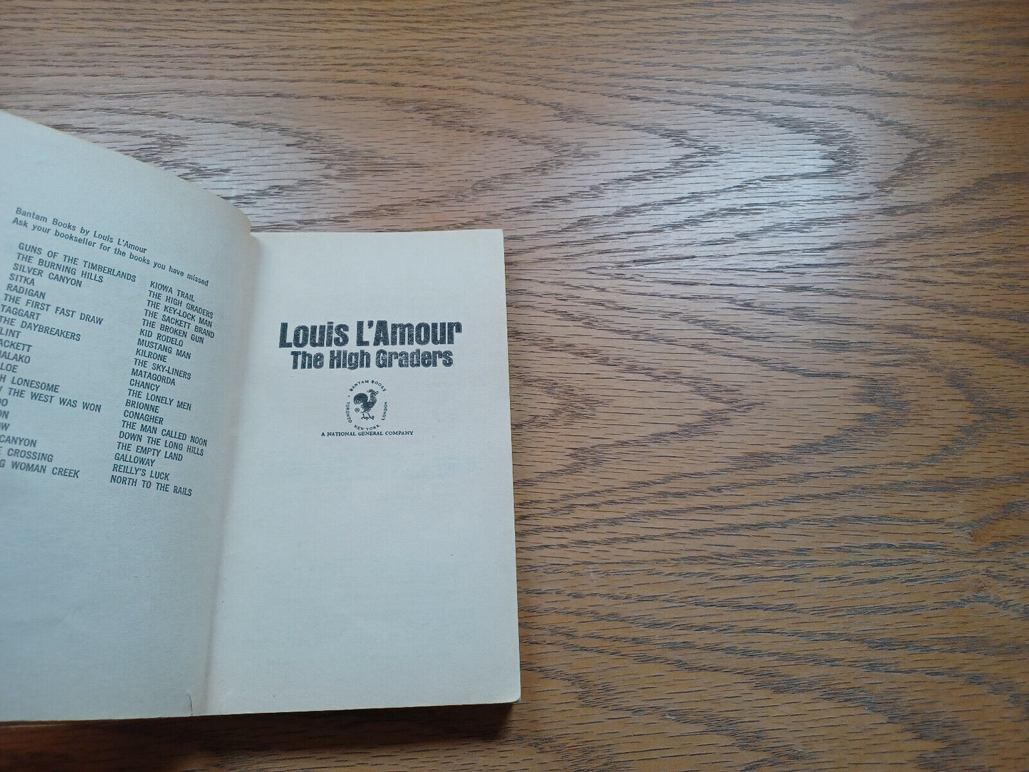 The High Graders By Louis Lamour 1971