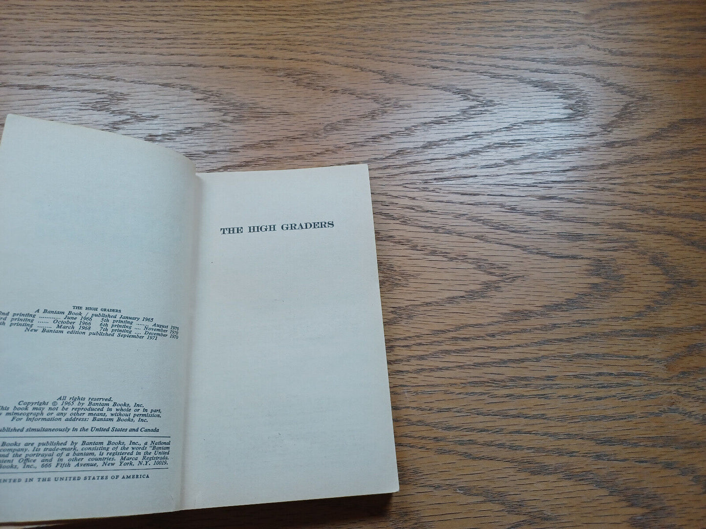 The High Graders By Louis Lamour 1971