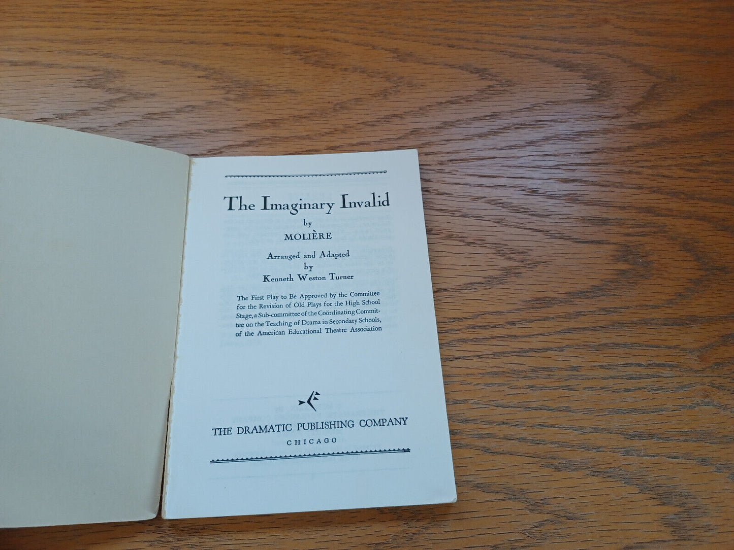 The Imaginary Invalid By Moliere 1967