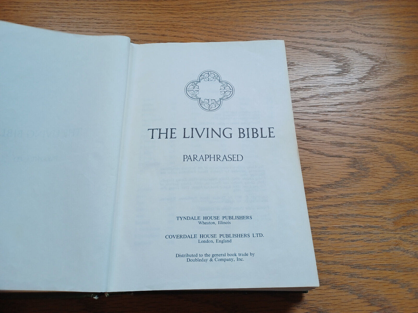 The Living Bible Paraphrased 1972