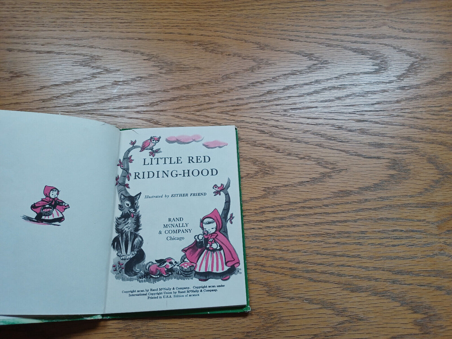 Little Red Riding Hood By Esther Friend 1959