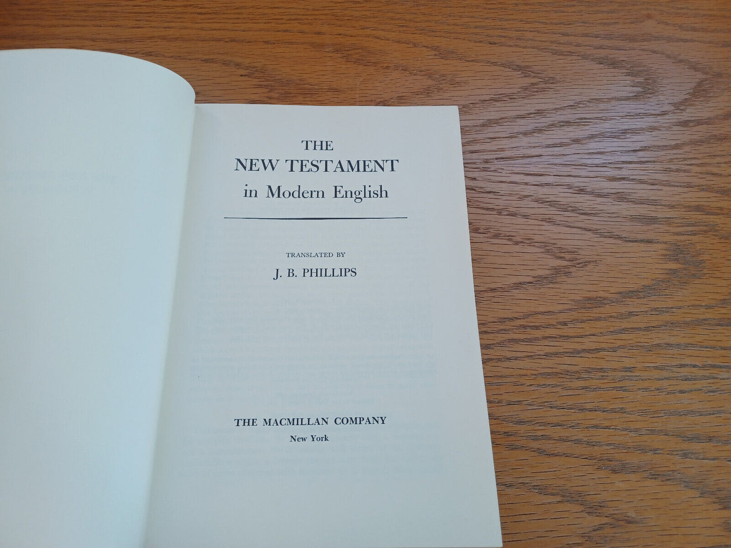 The New Testament In Modern English By J B Phillips 1968 Dust Jacket