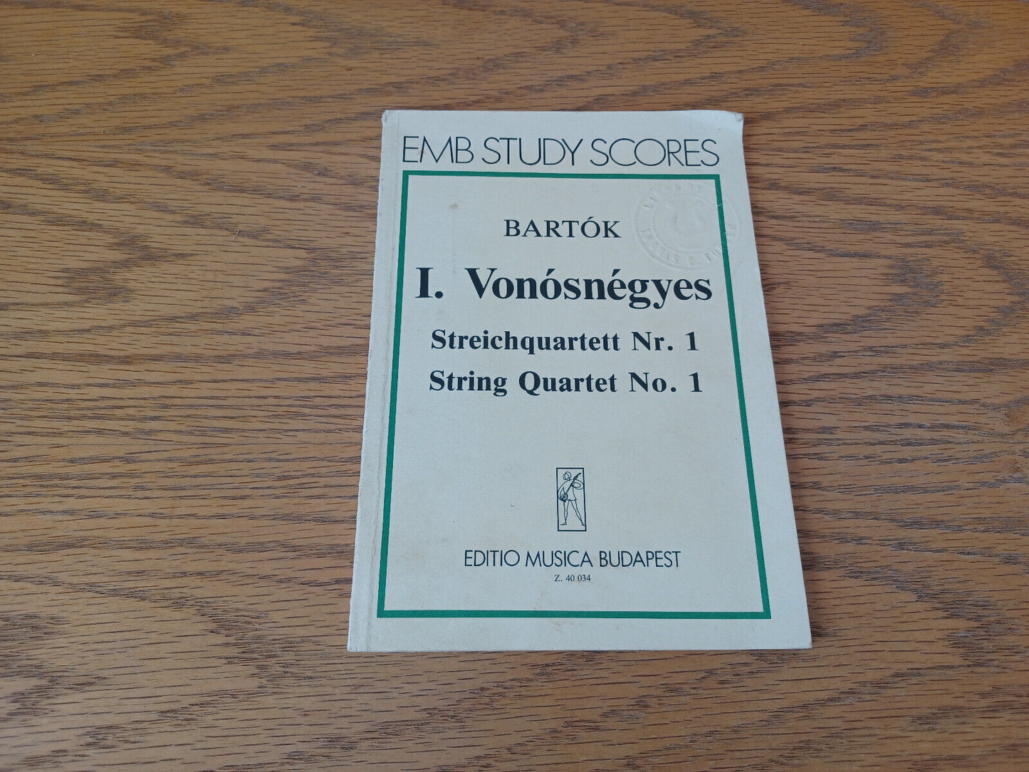 Bartok Bela I Vonosnegyes Streichquartett Nr 1 Op 7 1964