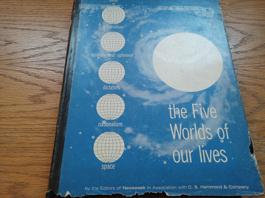 The Five Worlds Of Our Lives A Geo History By Newsweek 1961 Dust Jacket