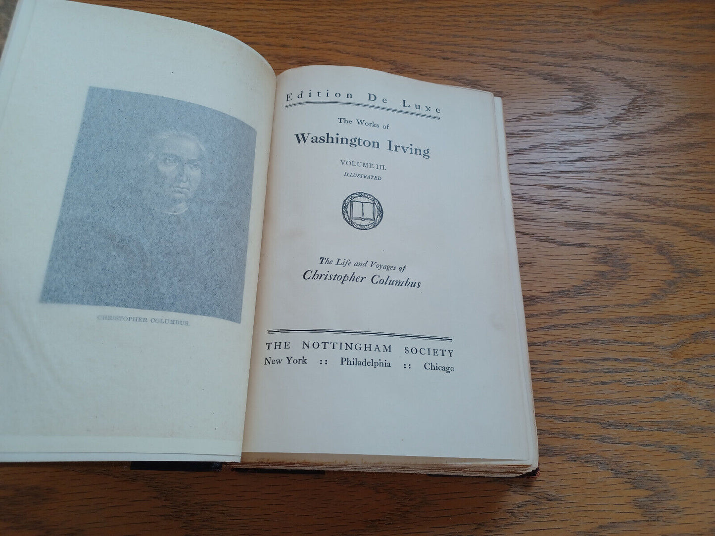 The Works Of Washington Irving Vol 3 The Life & Voyages Of Christopher Columbus