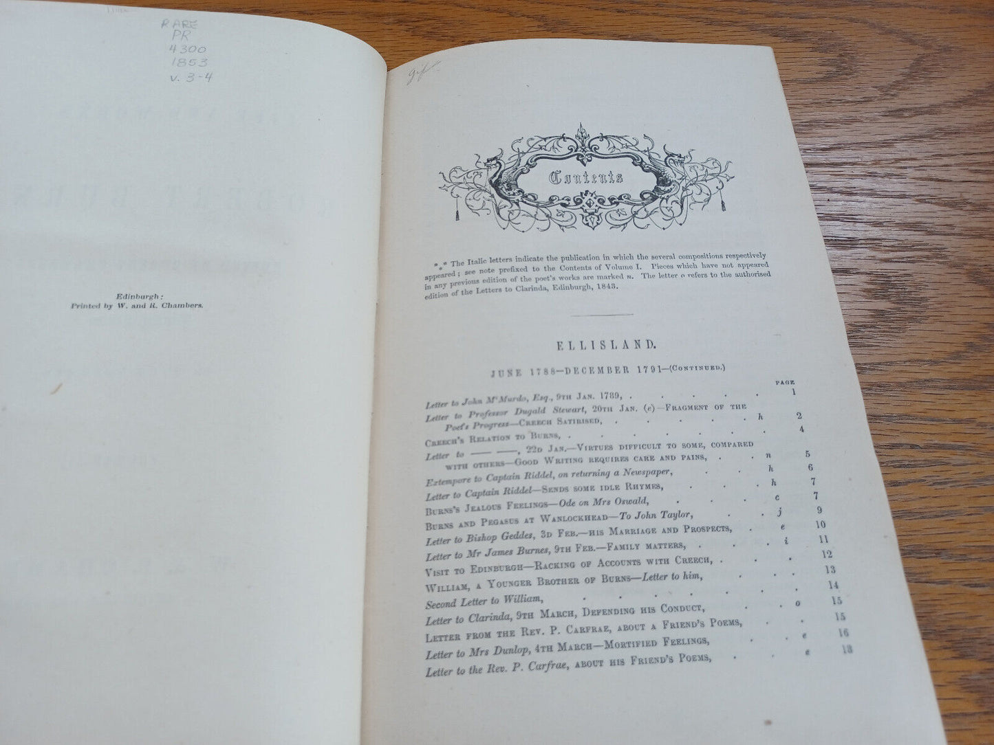 The Life And Works Of Robert Burns Volume Iii & Iv Library Edition