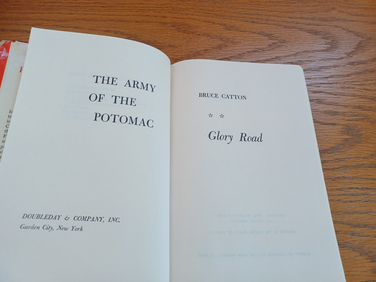 The Army Of The Potomac Glory Road By Bruce Catton 1952 Dust Jacket