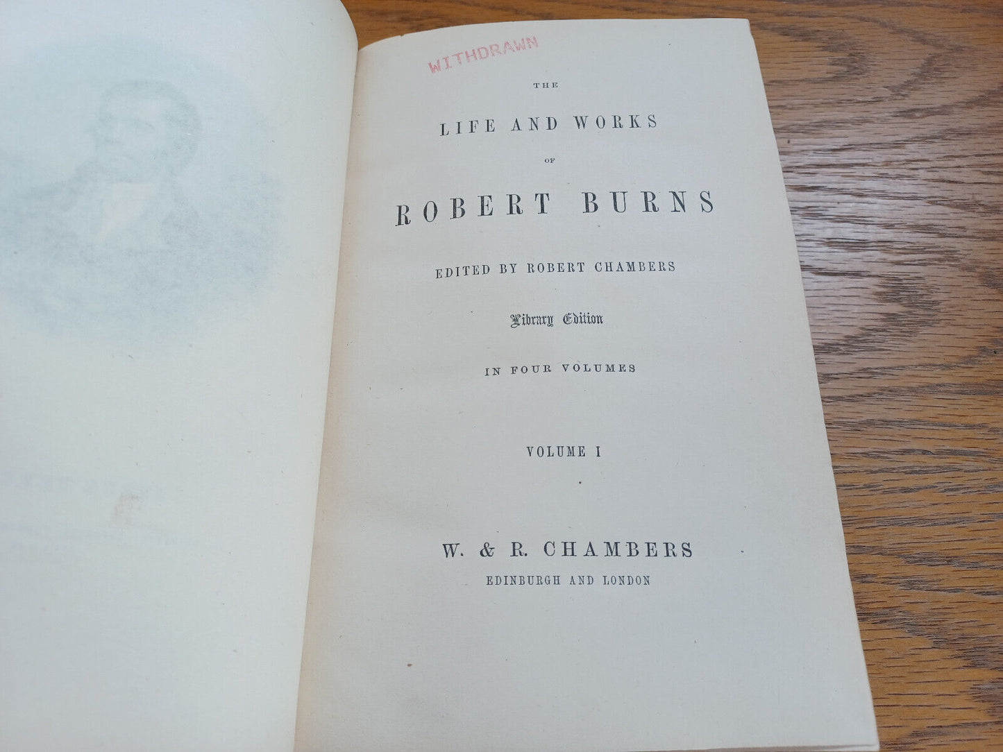 The Life And Works Of Robert Burns Volume I & Ii Library Edition