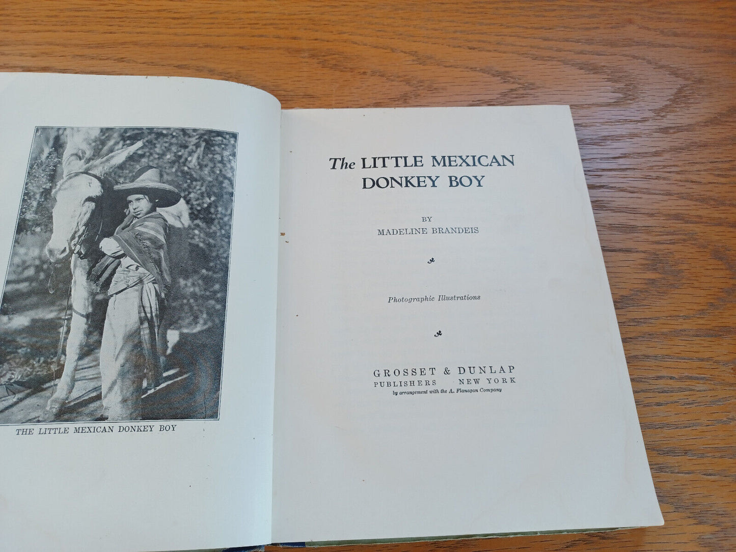 The Little Mexican Donkey Boy By Madeline Brandeis 1931