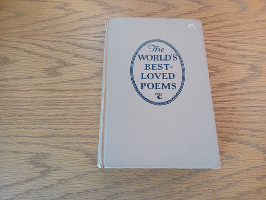 The World's Best Loved Poems James Gilchrist Lawson 1927 Hardcover Harper & Brot