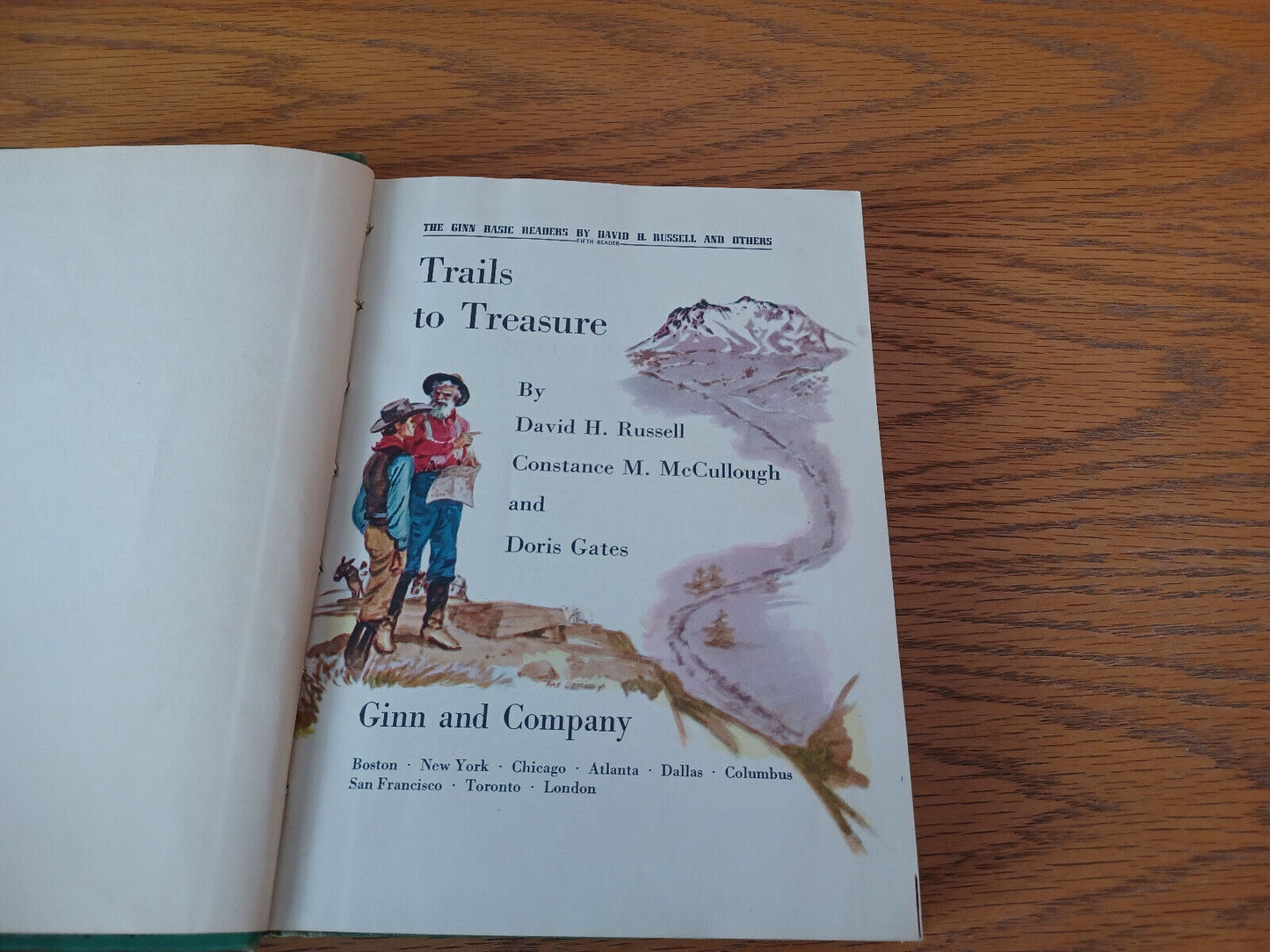 Trails To Treasure David H Russell 1953 Hardcover Ginn And Company