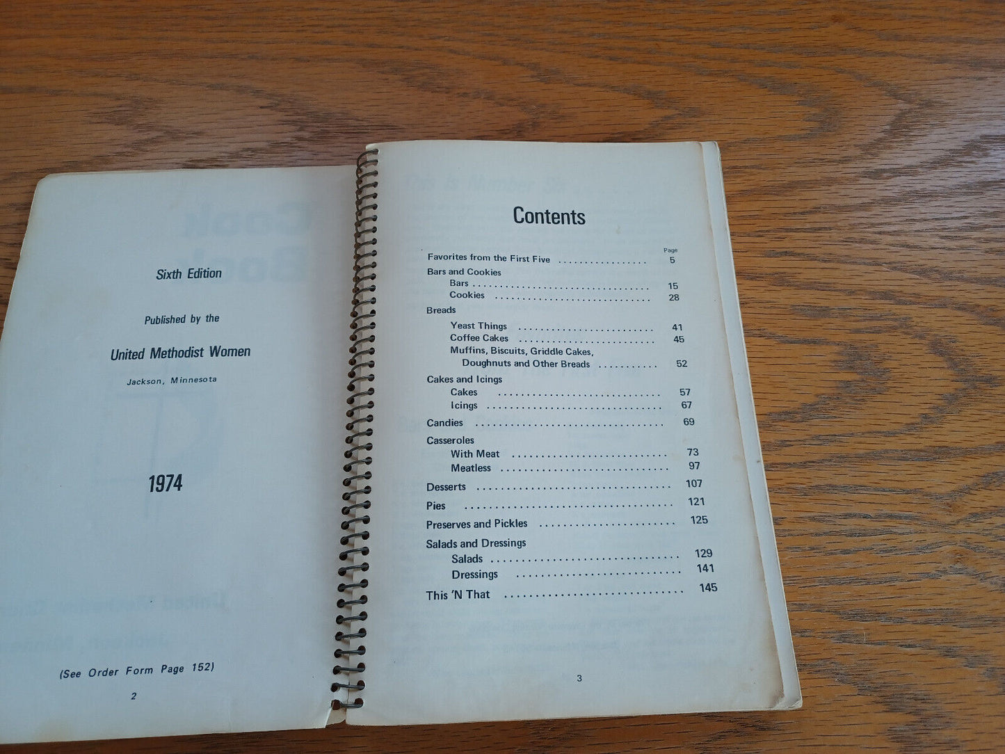 Cook Book United Methodist Church 1974 Jackson Minnesota