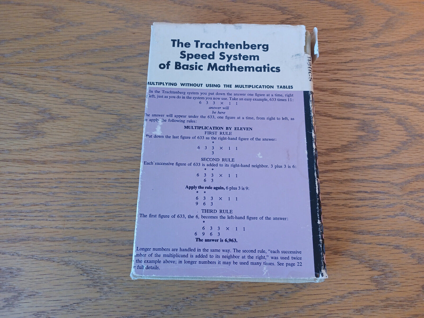 The Trachtenberg Speed System Of Basic Mathematics Ann Cutler 1960 Doubleday