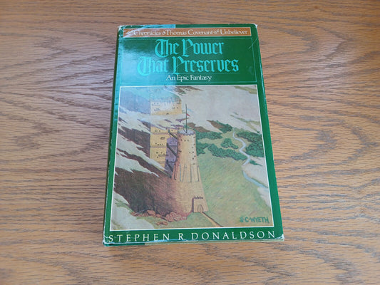 The Power That Preserves Stephen R Donaldson 1977 Book Club Edition Holt Rinehar