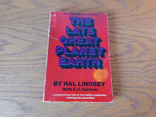 The Late Great Planet Earth Hal Lindsey 1971 Paperback Zondervan