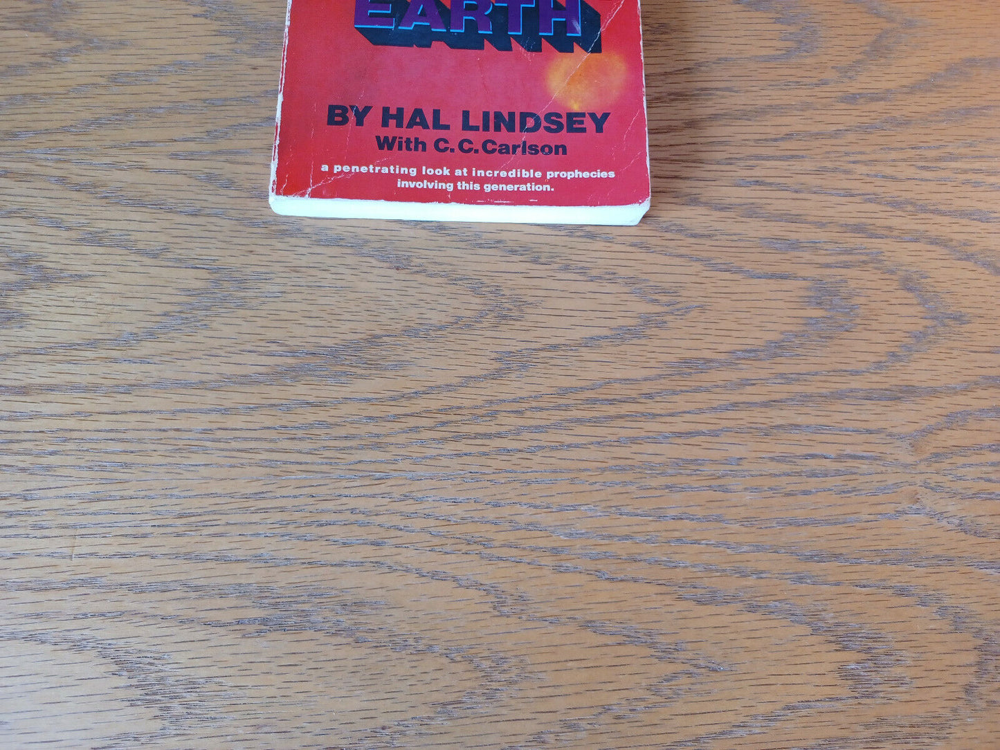 The Late Great Planet Earth Hal Lindsey 1971 Paperback Zondervan