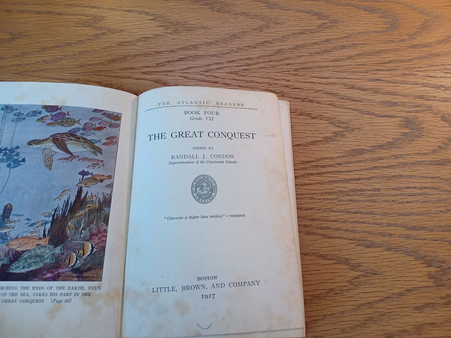 The Great Conquest Randall J Condon Book Four VII 1927 Hardcover Little, Brown