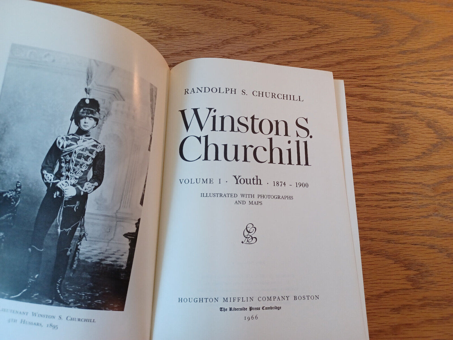 Winston S Churchill Volume I Youth 1966 1st Ed Hardcover Randolph S Churchill Ho