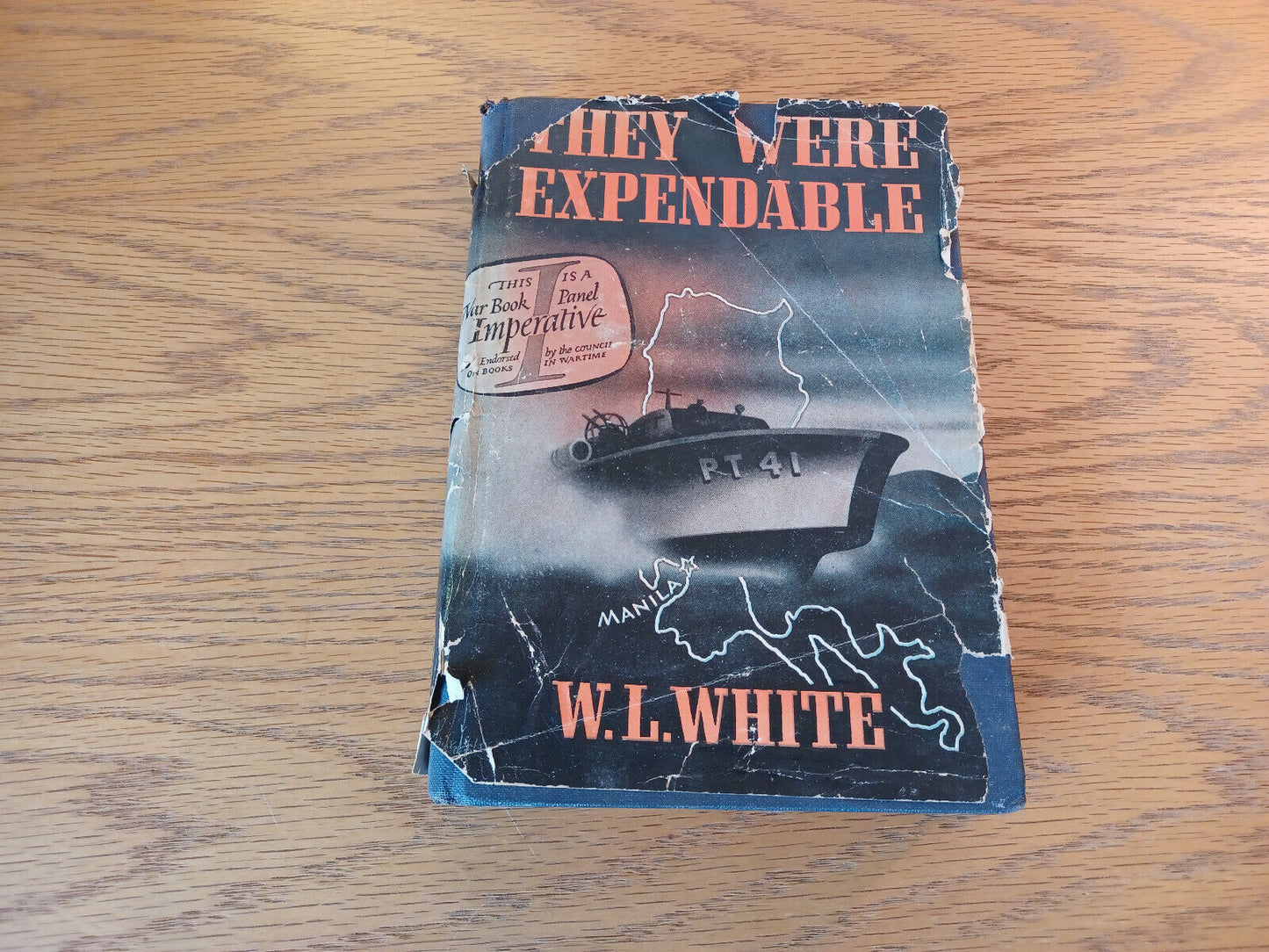 They Were Expendable W.L. White 1944 Forum Books Edition 1st Printing