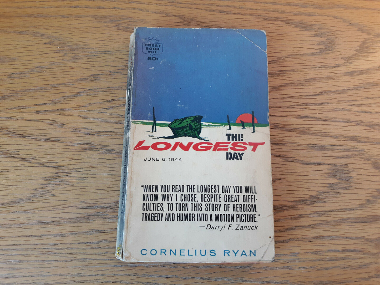 The Longest Day June 6 1944 Cornelius Ryan 1962 Fawcett Crest Paperback