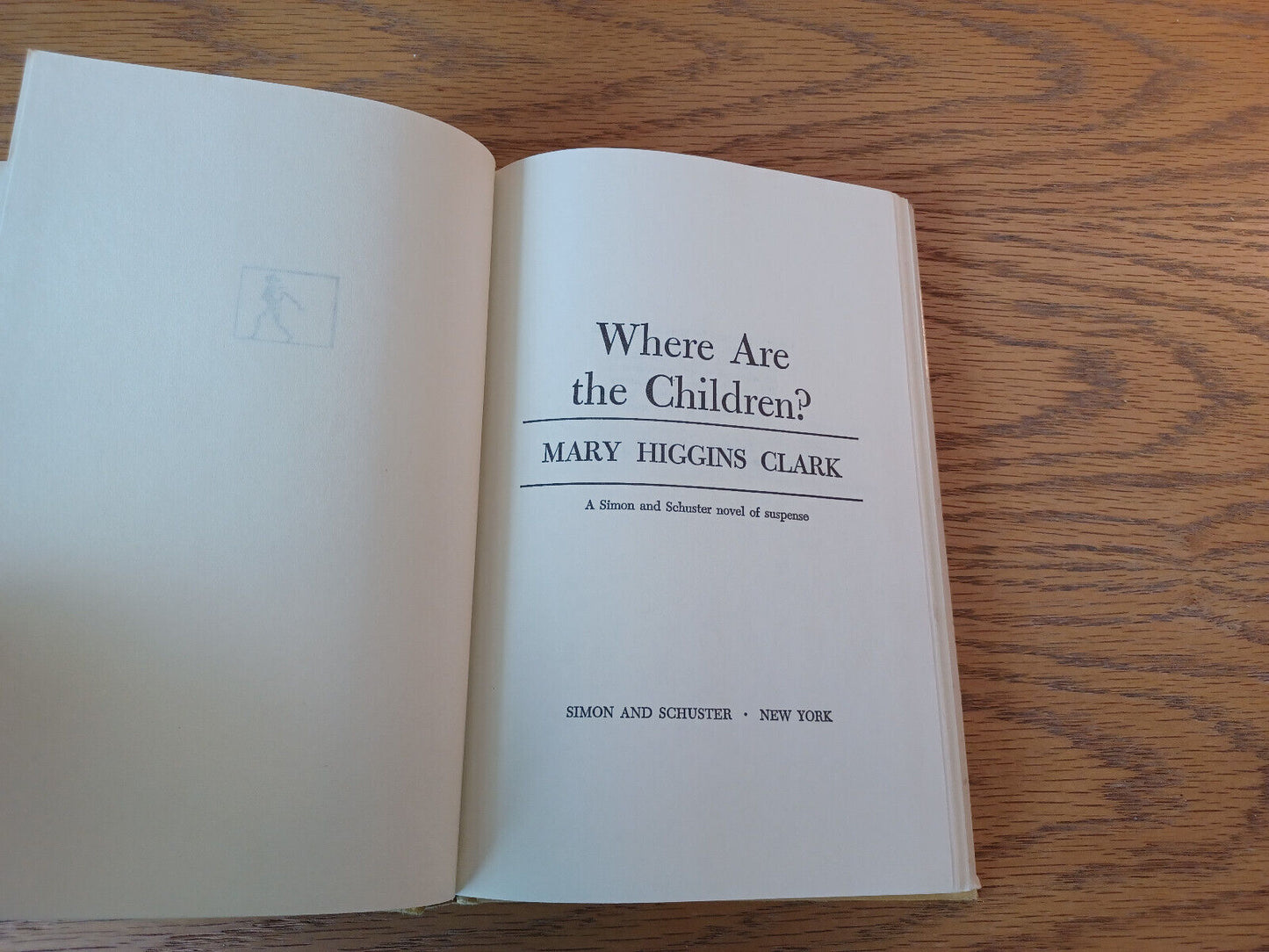 Where Are The Children? Mary Higgins Clark 1975 Book Club Edition Simon And Schu