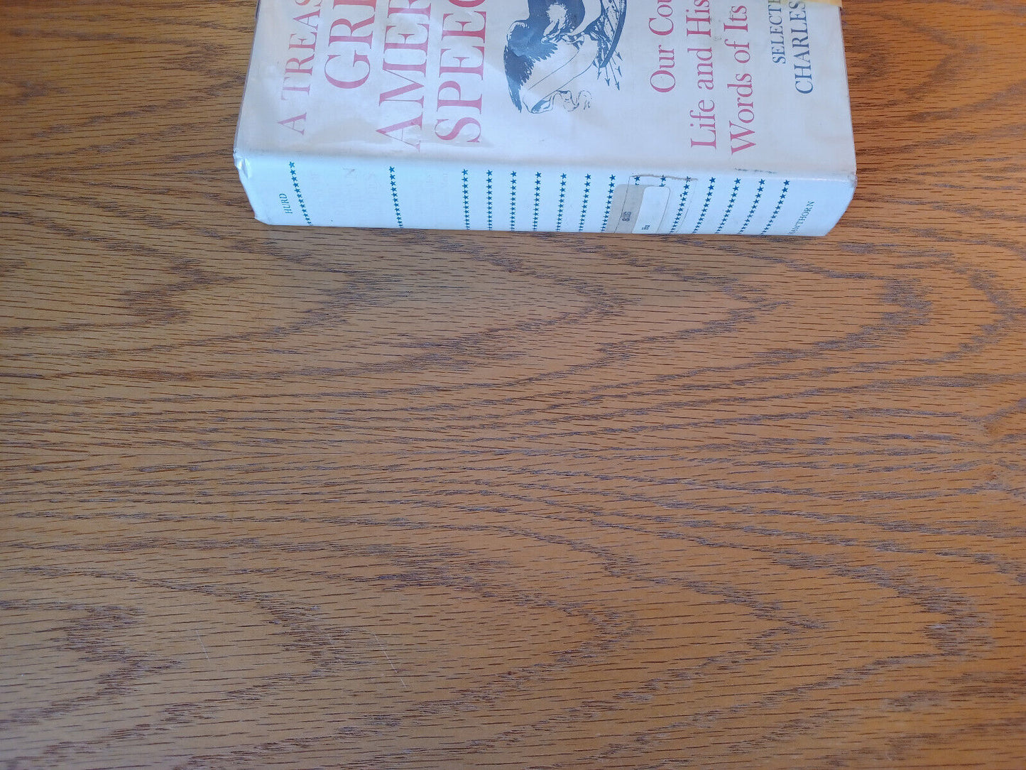 A Treasury Of Great American Speeches Charles Hurd 1959 1st Ed Hardcover Dust Ja