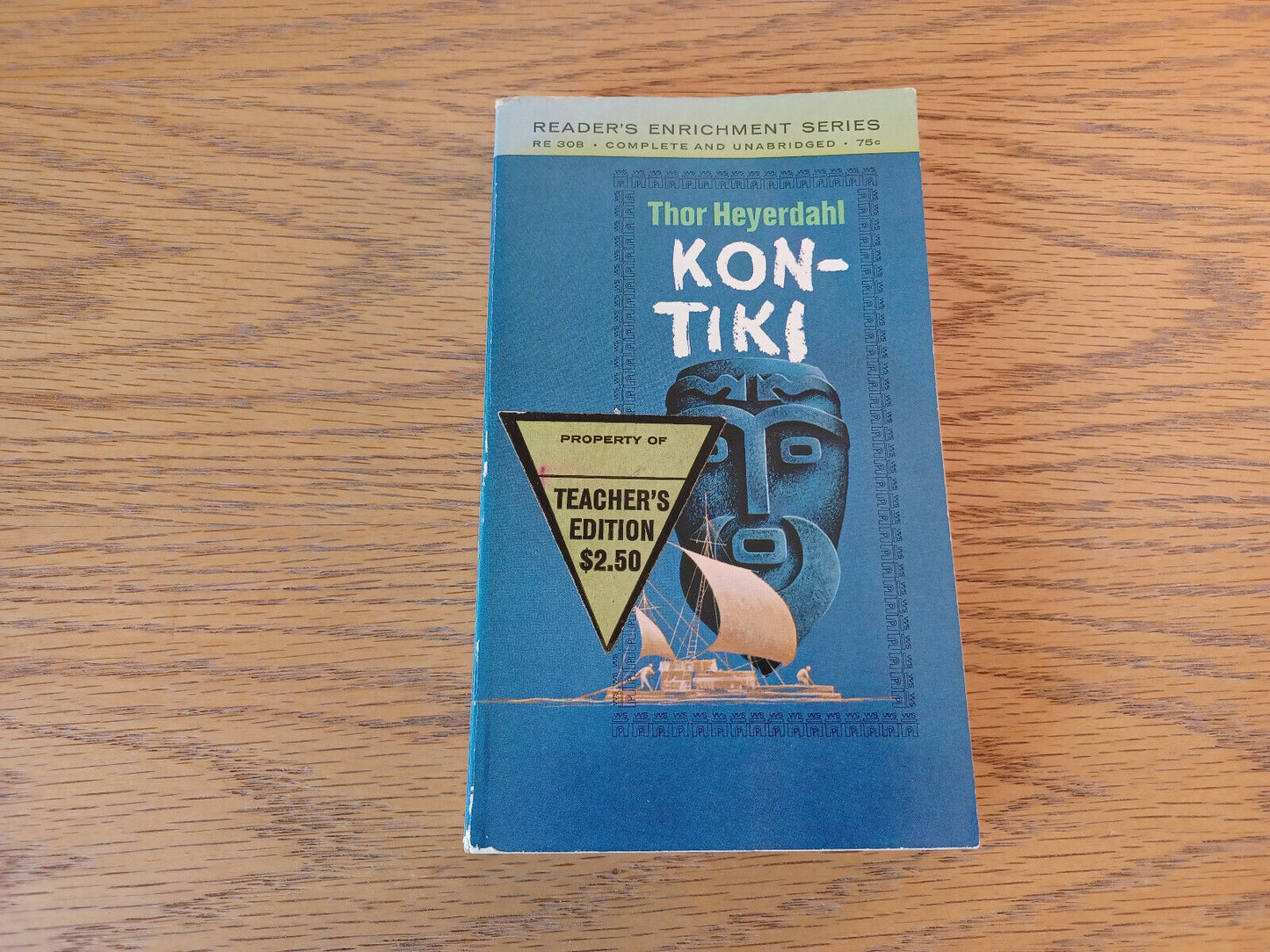 Thor Heyerdahl Kon Tiki 1963 Washington Square Press Paperback