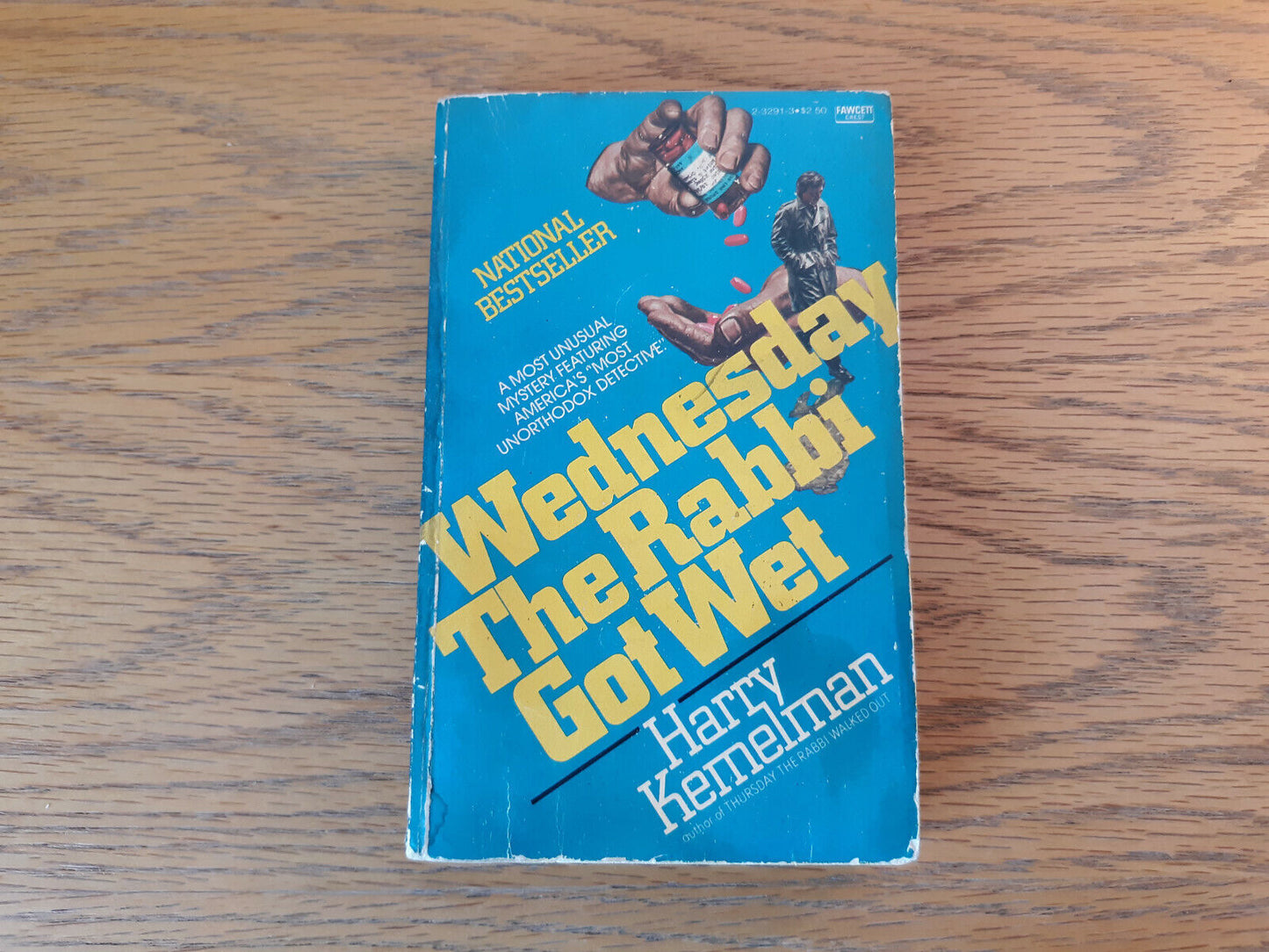 Wednesday The Rabbi Got Wet Harry Kemelman 1977 Paperback Fawcett Crest