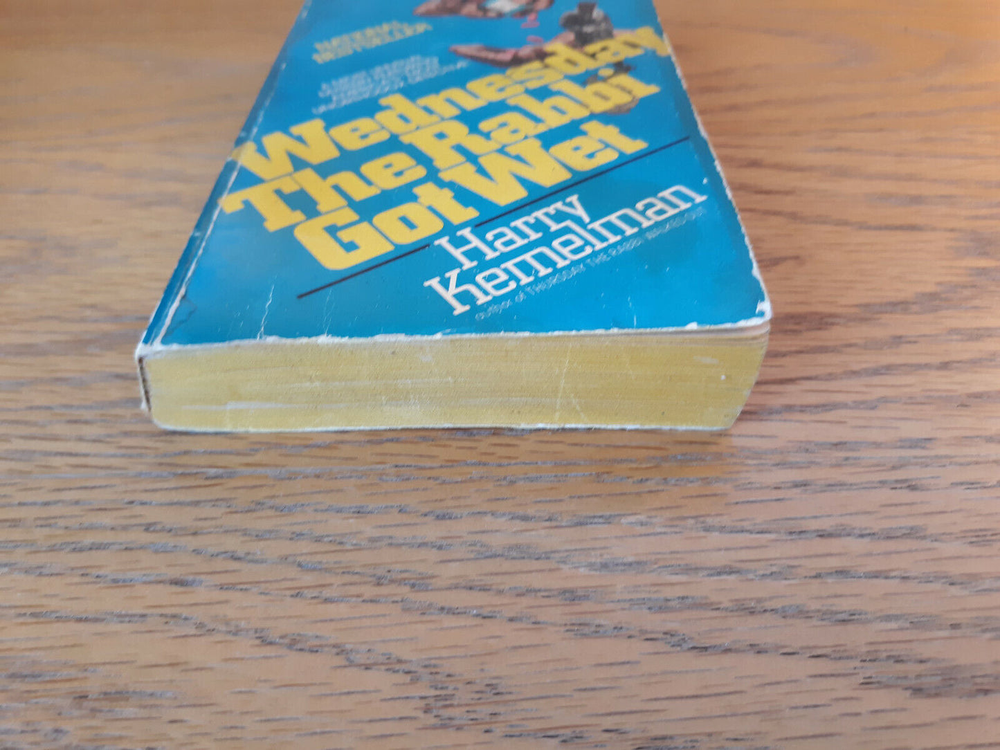 Wednesday The Rabbi Got Wet Harry Kemelman 1977 Paperback Fawcett Crest